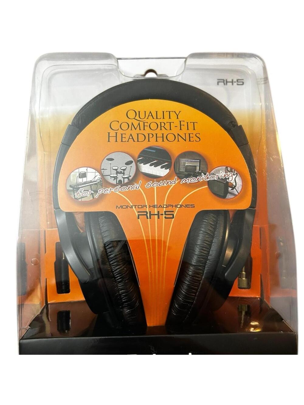 Roland Closed-Back Comfort Fit Stereo Headphones | Dynamic Quality Sound | RH-5